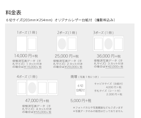 料金表